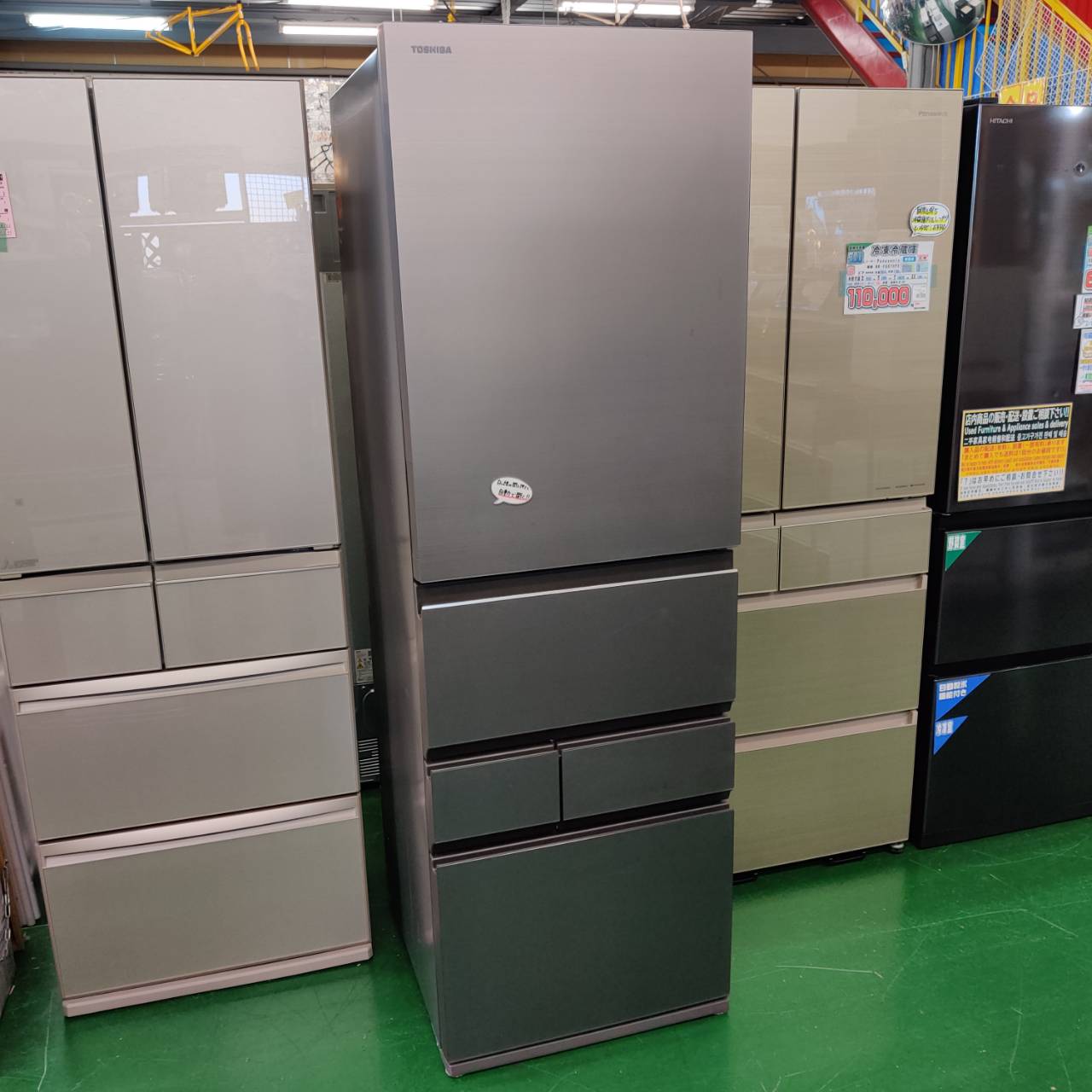 東芝 TOSHIBA 2023年製 501L 5ドア 冷凍冷蔵庫 GR-V500GT 販売中！ 愛