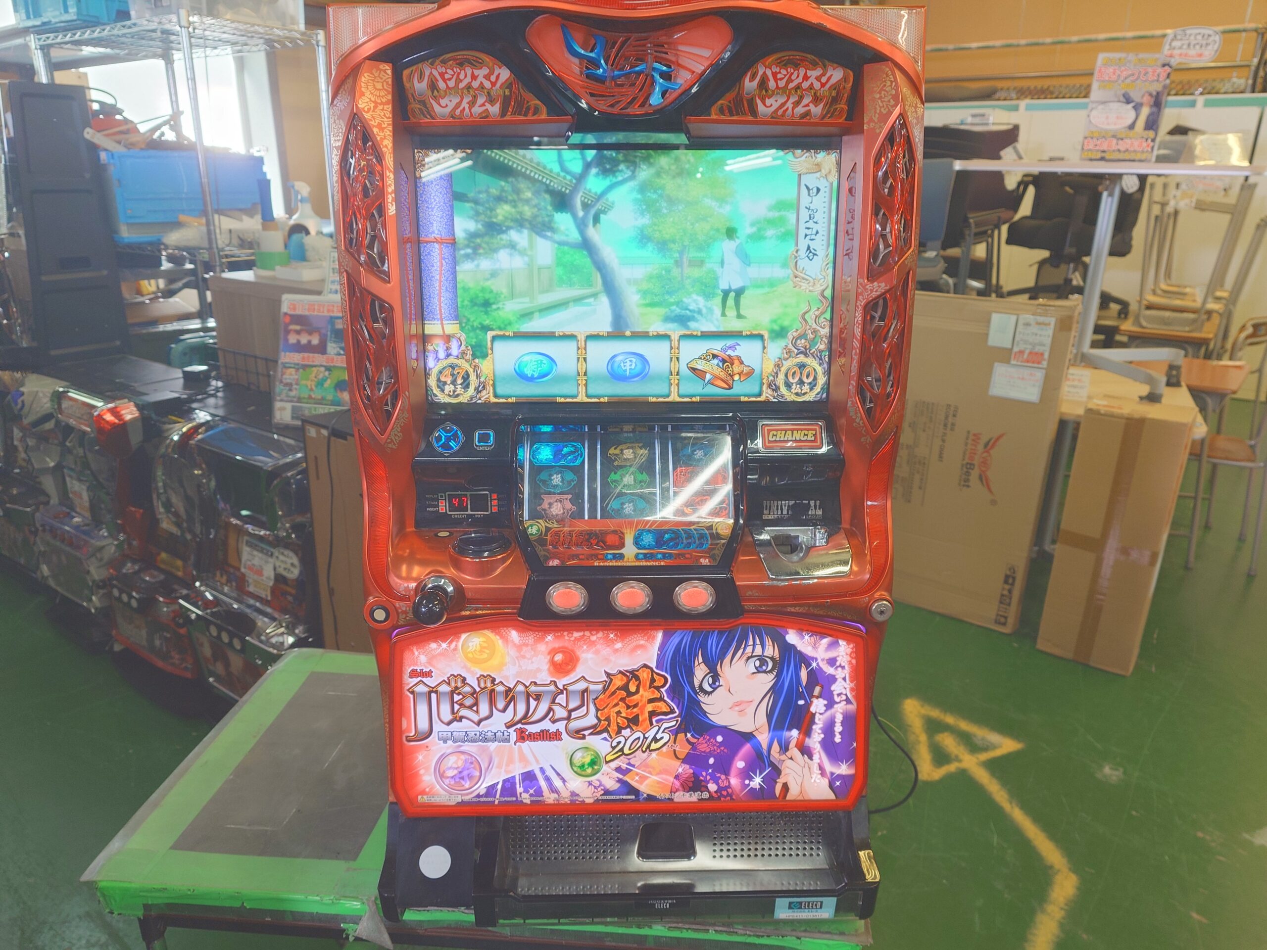 エレコ バジリスク～甲賀忍法帖～絆 5号機 AT スロット実機 販売中 