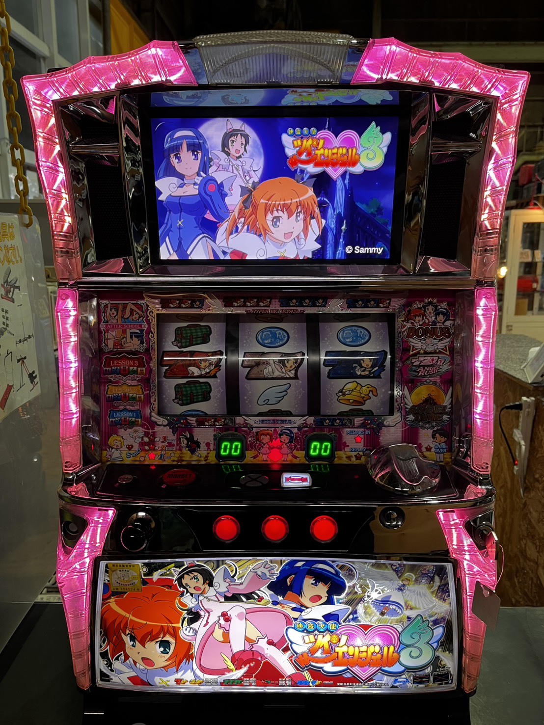 快盗天使 ツインエンジェル3 スロット実機買取いたしました 