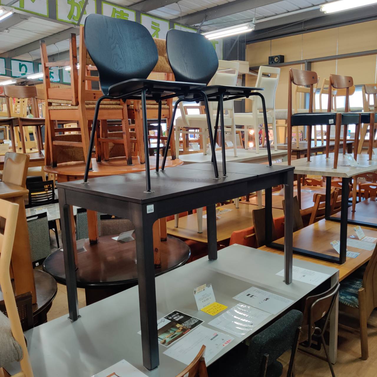 IKEA ダイニングテーブル＆チェア(2脚) IKEA イケア ダイニング 