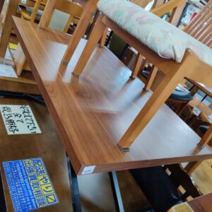 NITORI-昇降ダイニングテーブル-ウォールナット-NEWアクティブ-リユース-柏-愛品倶楽部