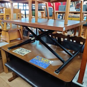 NITORI-昇降ダイニングテーブル-ウォールナット-NEWアクティブ-リユース-柏-愛品倶楽部