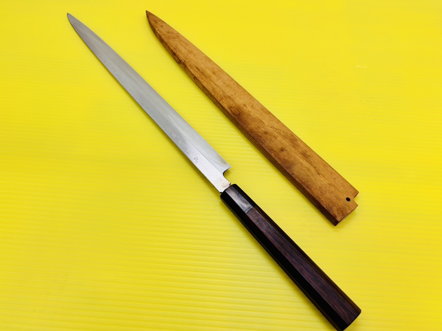 武蔵守國行　柳刃包丁