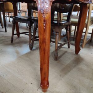 クラシック調-彫刻入りオーバルダイニングテーブル_152010128002千葉県_柏市_リユース_リサイクル-4