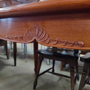 クラシック調-彫刻入りオーバルダイニングテーブル_152010128002千葉県_柏市_リユース_リサイクル-5