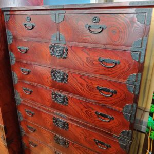 川野工芸_8段9杯整理箪笥_筑後民芸_155052309002千葉県_柏市_リユース_リサイクル-2