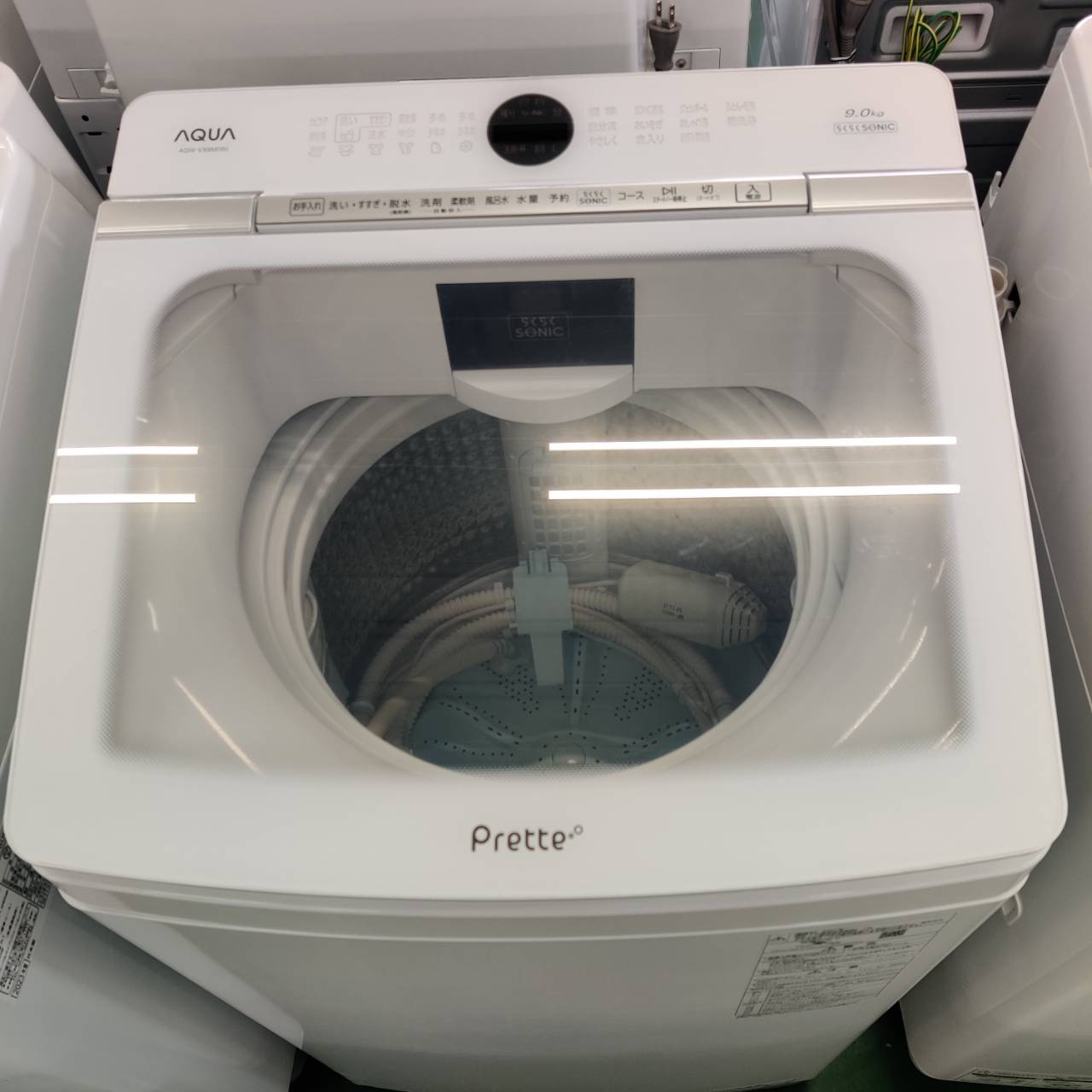 AQUA 洗濯機 AQW-VX9M 9.0kg 2021年製の通販はau PAY マーケット 
