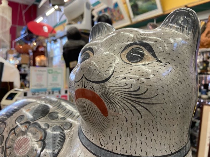 トナラ焼 おおきめ猫 置物 買取致しました｜愛品館千葉店 | リサイクル 