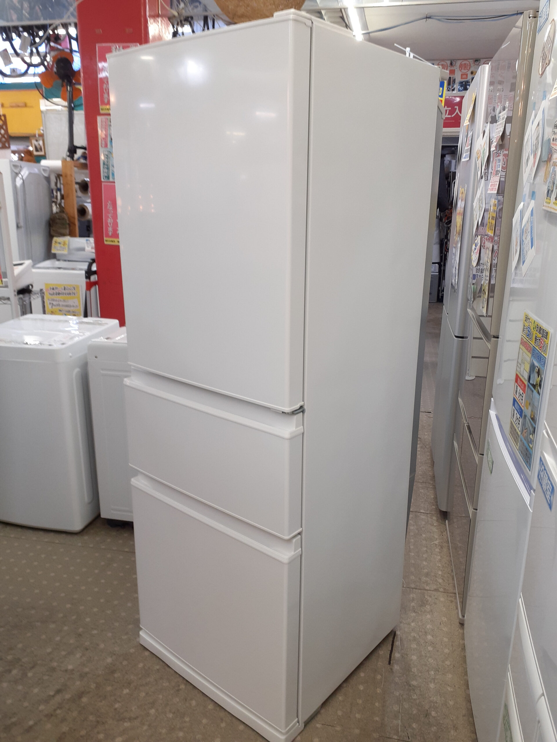 三菱｜330L 3ドア冷凍冷蔵庫｜MR-C33J-W｜入荷 | リサイクルショップ 