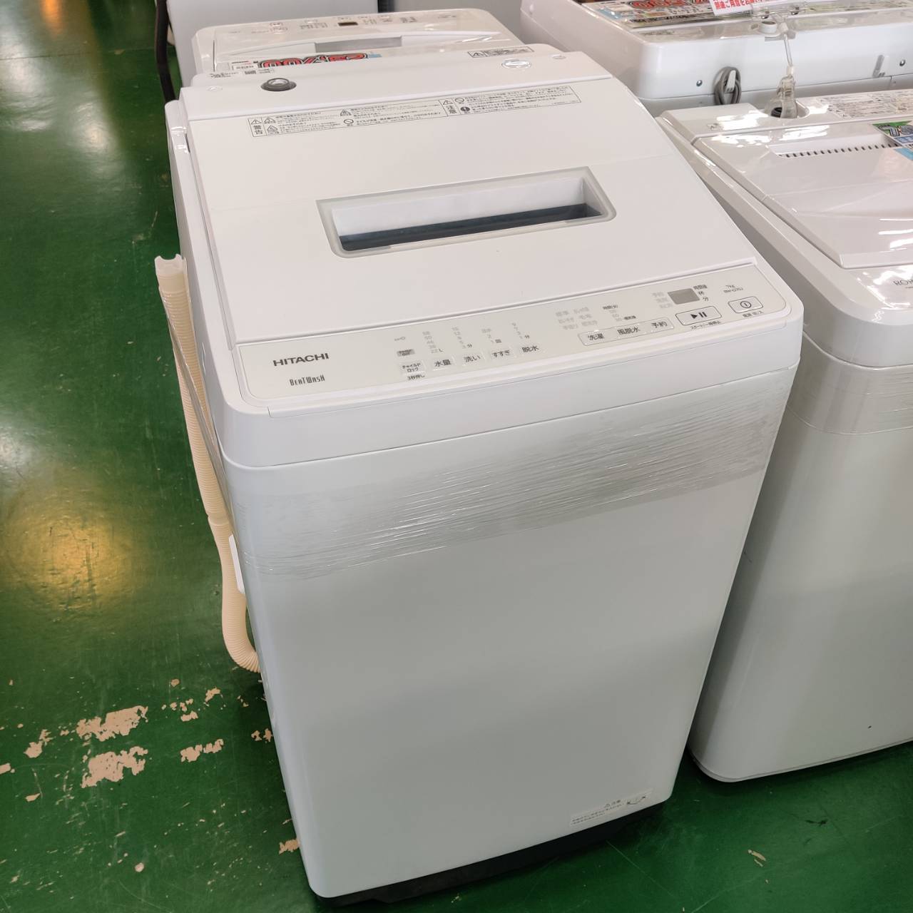 2024年製 日立 7.0kg 全自動洗濯機 ビートウォッシュ BW-G70J が入荷 