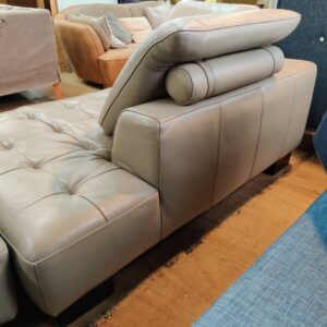 IDC大塚家具-本革-肘付きソファ-オットマンSET-L-S-STYLISH-リユース-柏-愛品倶楽部