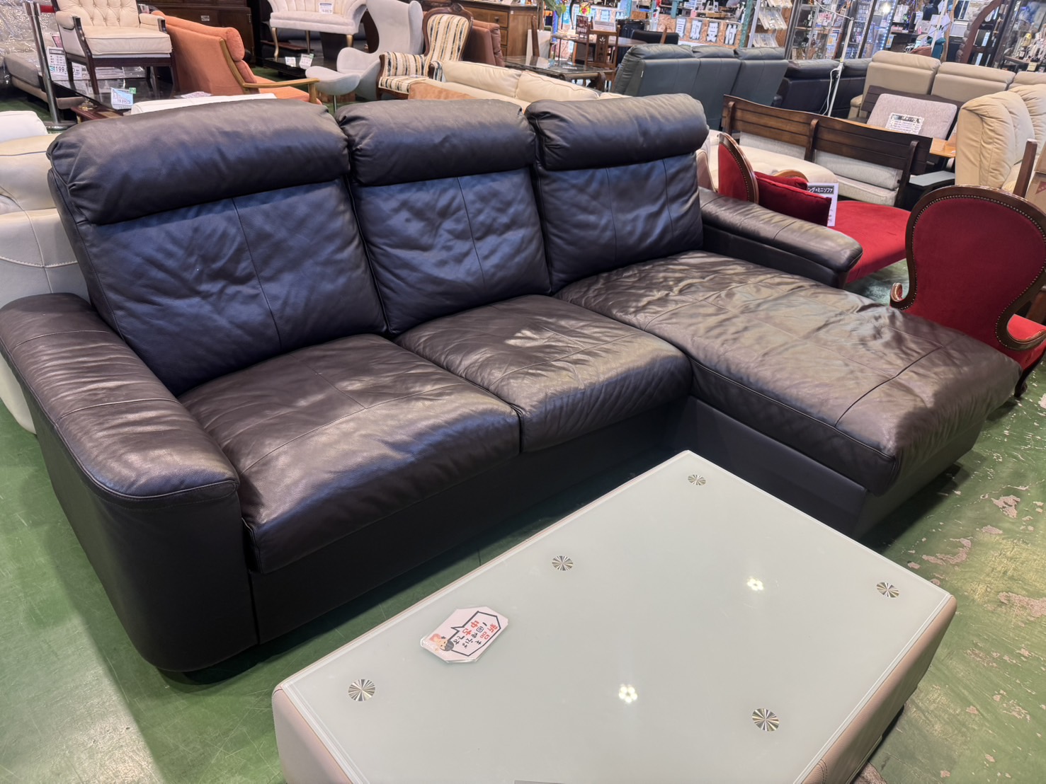 IKEA｜イケア｜本革カウチソファ買取致しました｜愛品館八千代店 
