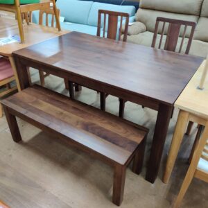 KAGUWORLD-カグワールド-ウォールナット無垢材-ダイニング4点セット-CIEL-シエル-リユース-柏-愛品倶楽部