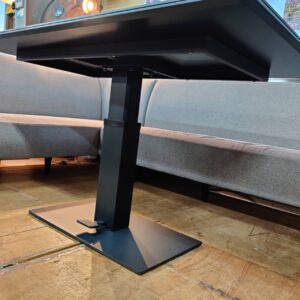 NITORI（ニトリ）-セラミック昇降ダイニングテーブルセット-LD2-セパレート右コーナーソファー-セーラル-120BK-リユース-柏-愛品倶楽部