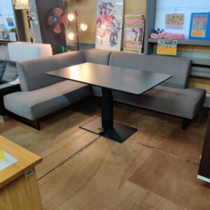 NITORI（ニトリ）-セラミック昇降ダイニングテーブルセット-LD2-セパレート右コーナーソファー-セーラル-120BK-リユース-柏-愛品倶楽部