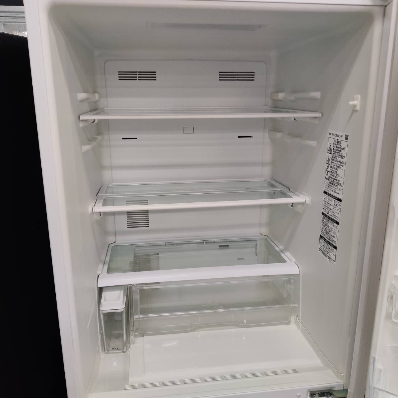 Panasonic 335L 19年製 冷蔵庫 NR-C340C 野菜室真ん中 エコナビ搭載 が 