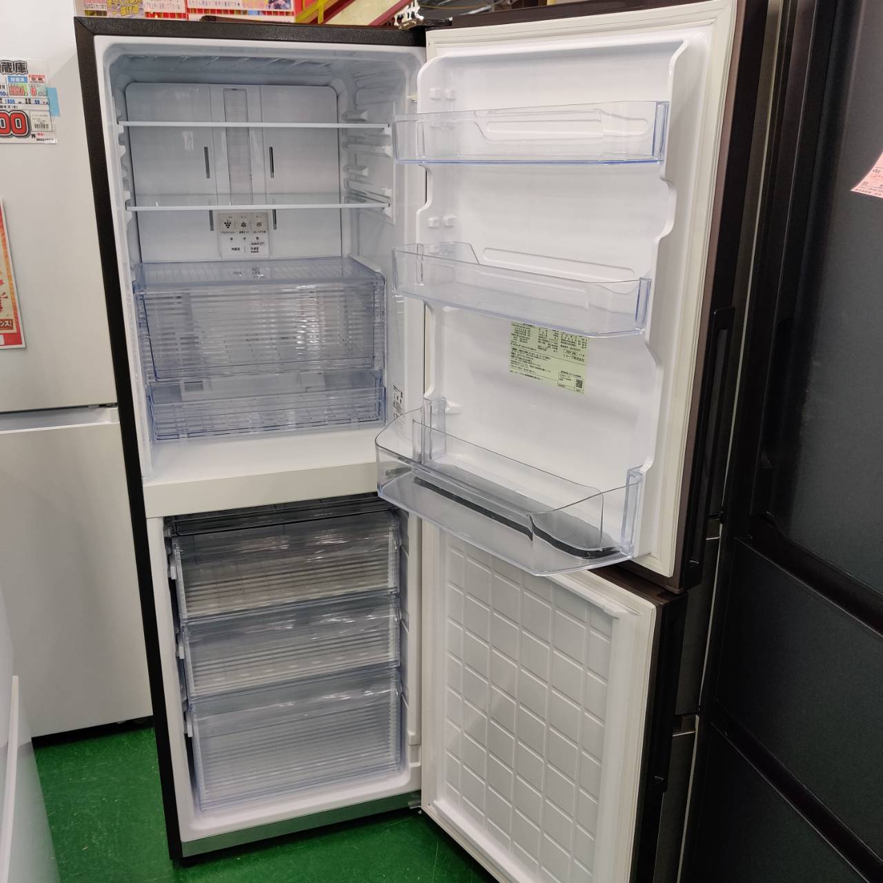 SHARP 280L 23年製 2ドア冷凍冷蔵庫 SJ-PD28J プラズマクラスター が 