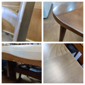 イバタインテリア-一枚板風ダイニング5点セット-KELLY-リユース-柏-愛品倶楽部