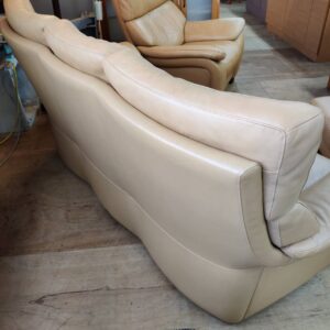 カリモク家具-karimoku-本革ソファ3点セット-3Pソファ-1Pソファ-オットマン-ZT73シリーズ-リユース-柏-愛品倶楽部