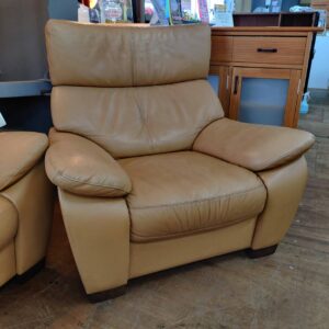 カリモク家具-karimoku-本革ソファ3点セット-3Pソファ-1Pソファ-オットマン-ZT73シリーズ-リユース-柏-愛品倶楽部