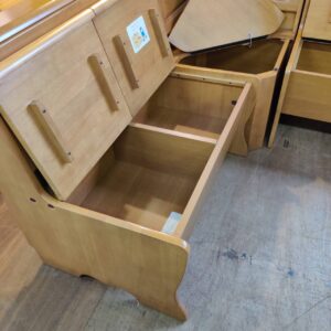 シギヤマ家具工業-コーナーダイニング4点セット-木製収納付コーナーベンチダイニング4点セット-リユース-柏-愛品倶楽部