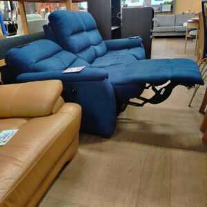 ニトリ-NITORI-布張り電動リクライニングソファ-3人掛け-中央収納テーブル付き-ビリーバ3-リユース-柏-愛品倶楽部