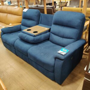 ニトリ-NITORI-布張り電動リクライニングソファ-3人掛け-中央収納テーブル付き-ビリーバ3-リユース-柏-愛品倶楽部