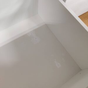 ニトリ-2枚スライド扉キッチンボード-アルミナ2-120KB-DBR-リユース-柏-愛品倶楽部