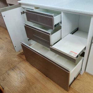 ニトリ-キッチンカウンター-120CT-SI-アルミナ2-リユース-柏-愛品倶楽部