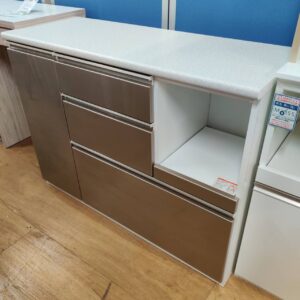 ニトリ-キッチンカウンター-120CT-SI-アルミナ2-リユース-柏-愛品倶楽部