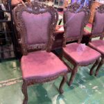 ロココ調｜本革張り｜アンティークチェア買取致しました｜愛品館八千代店