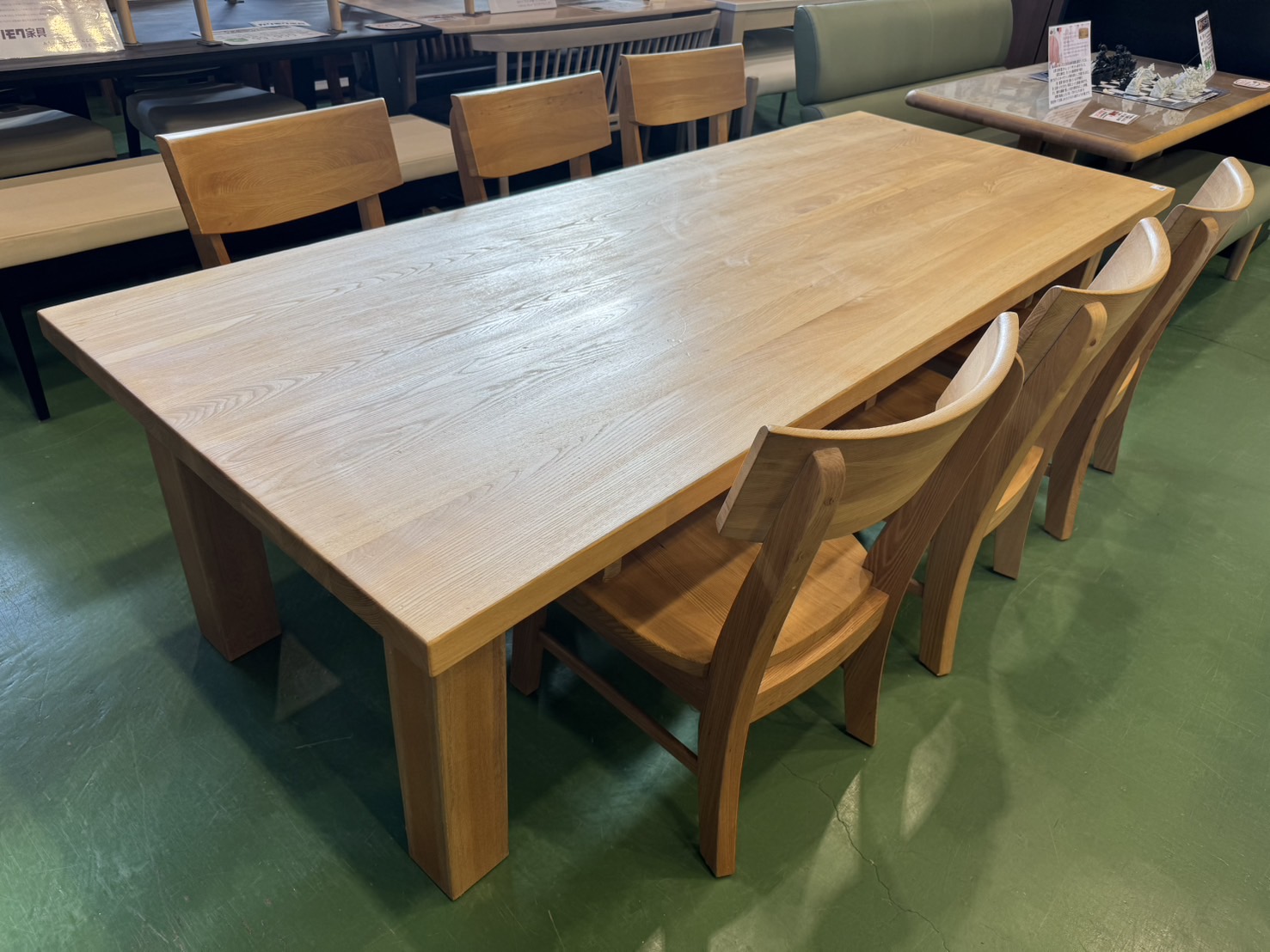 楠木｜古彩｜ダイニング7点セット買取致しました｜愛品館八千代店 