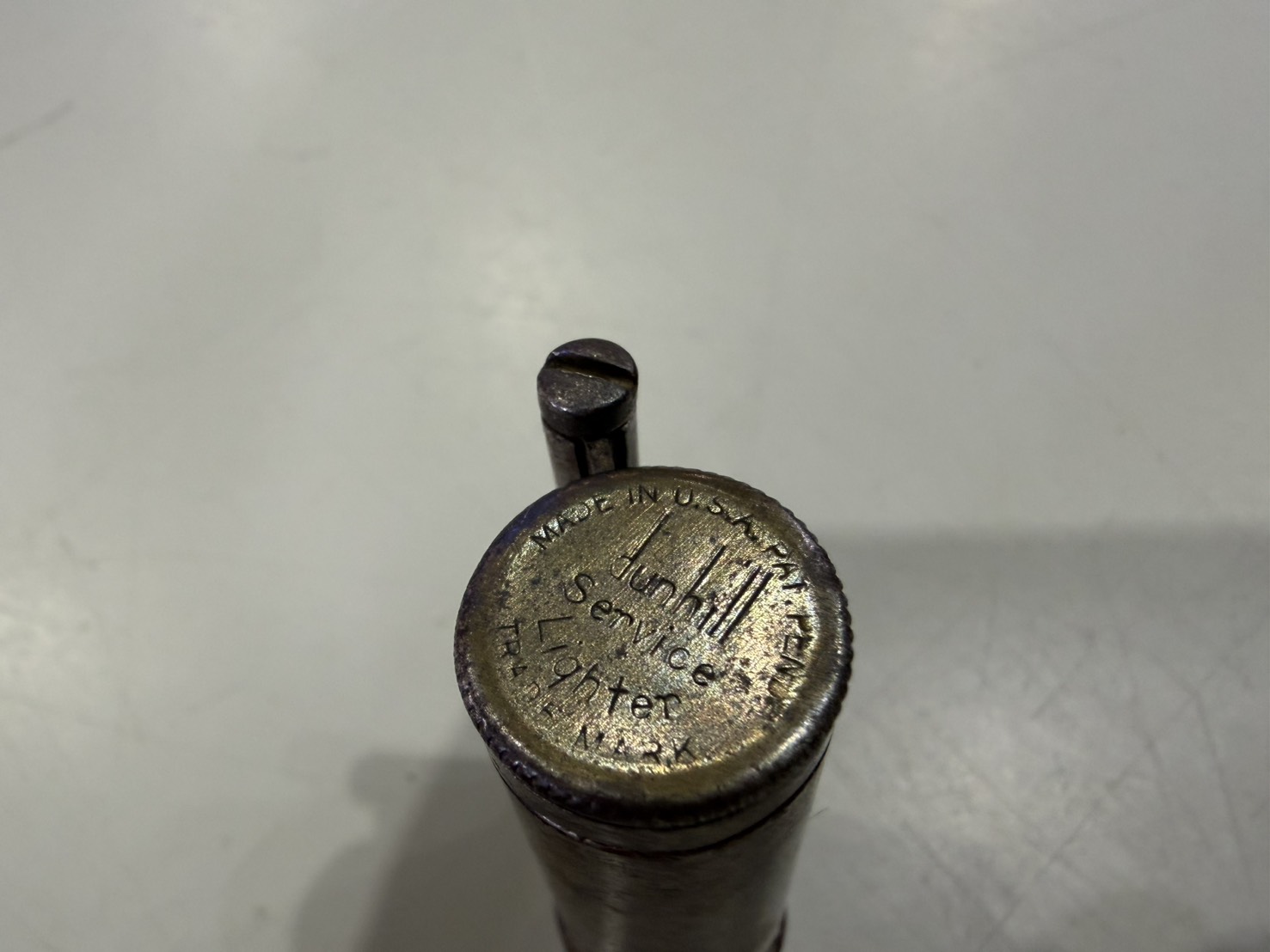 1940年代 WW2期 US製 Alfred Dunhill Service Lighter PAT.PEND 実働 