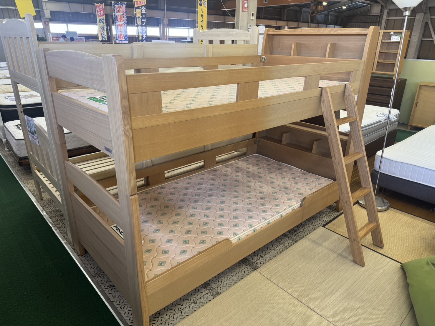 Granz｜グランツ｜2段ベッド｜フランスベッドマットレス付買取致しまし 