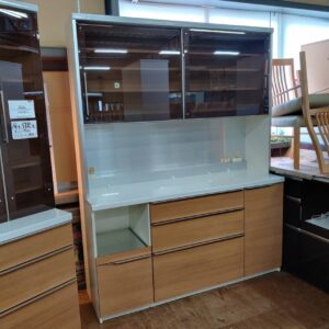 Pamouna（パモウナ）-2枚スライド扉キッチンボード-リユース-柏-愛品倶楽部