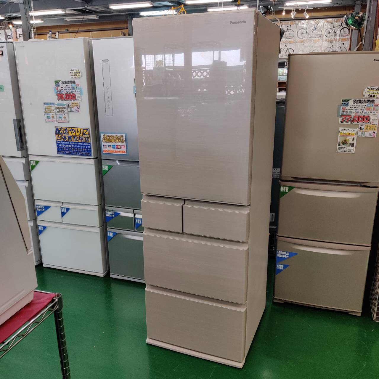 Panasonic 406L 5ドア 23年製 冷蔵庫 NR-E419EX が入荷！｜微凍結 