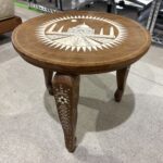 インド製｜象嵌細工｜タージ・マハル｜アジアンサイドテーブル