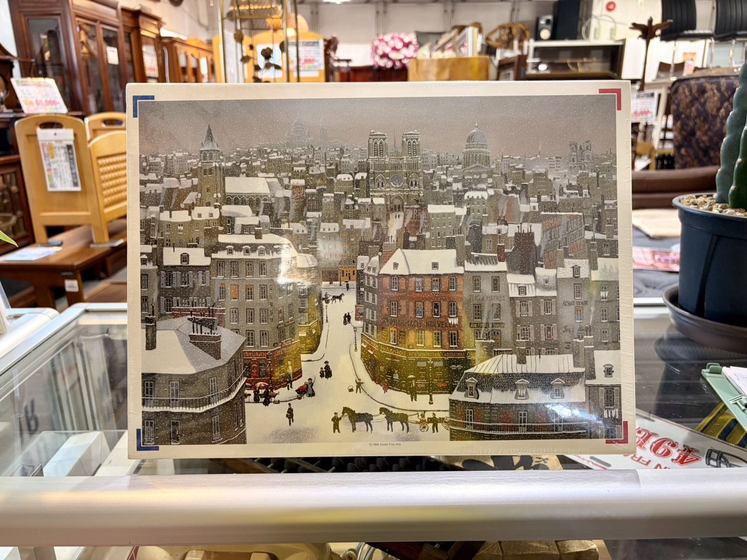 ミッシェル・ドラクロワ 　パリの雪景色　パズル　2014ピース