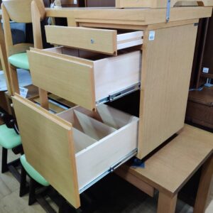 カリモク-karimoku-コンセント付デスク-別売引出しユニット1付-ST6078MH-ボナシェルタ-Bouna-scelta-リユース-柏-愛品倶楽部