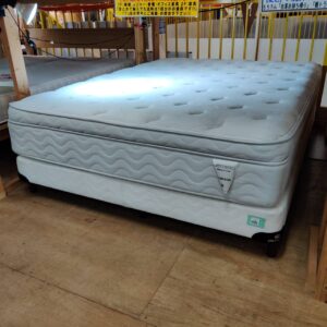 キングスダウン（KINGSDOWN）-ワイドダブルロングベッド-BOXスプリングモデル（ヘッドレス）-リユース-柏-愛品倶楽部