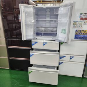 三菱電機-（MITSUBISHI）-6ドア冷凍冷蔵庫-MR-WXD47LK-W-リユース-柏-愛品倶楽部