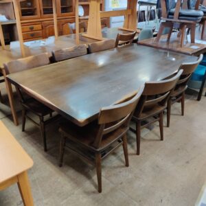 柏木工-KASHIWA-ダイニング7点セット-ウィルダネス-WILDERNESS-リユース-柏-愛品倶楽部