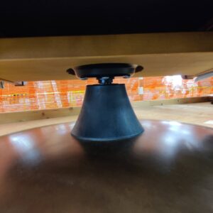 飛騨産業-キツツキマーク-本革回転肘付アームチェア-穂高-リユース-柏-愛品倶楽部