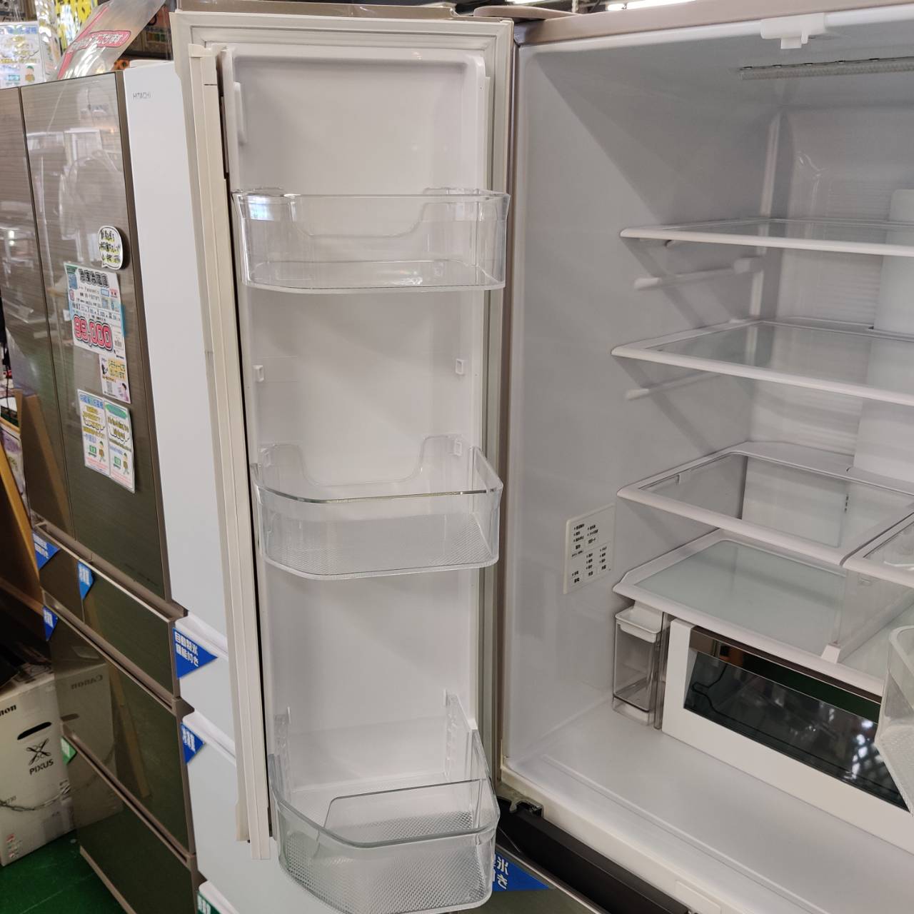 日立 HITACHI 475L 20年製 6ドア冷凍冷蔵庫 R-H48N が入荷！｜まるごと 