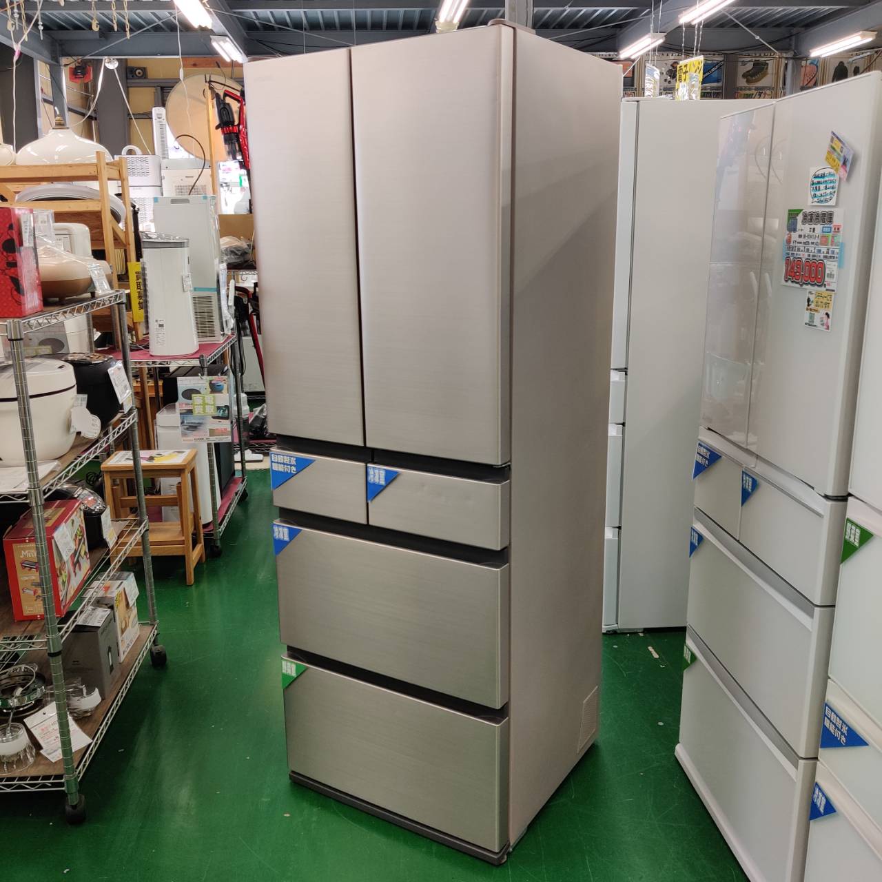 日立 HITACHI 475L 20年製 6ドア冷凍冷蔵庫 R-H48N が入荷！｜まるごと 