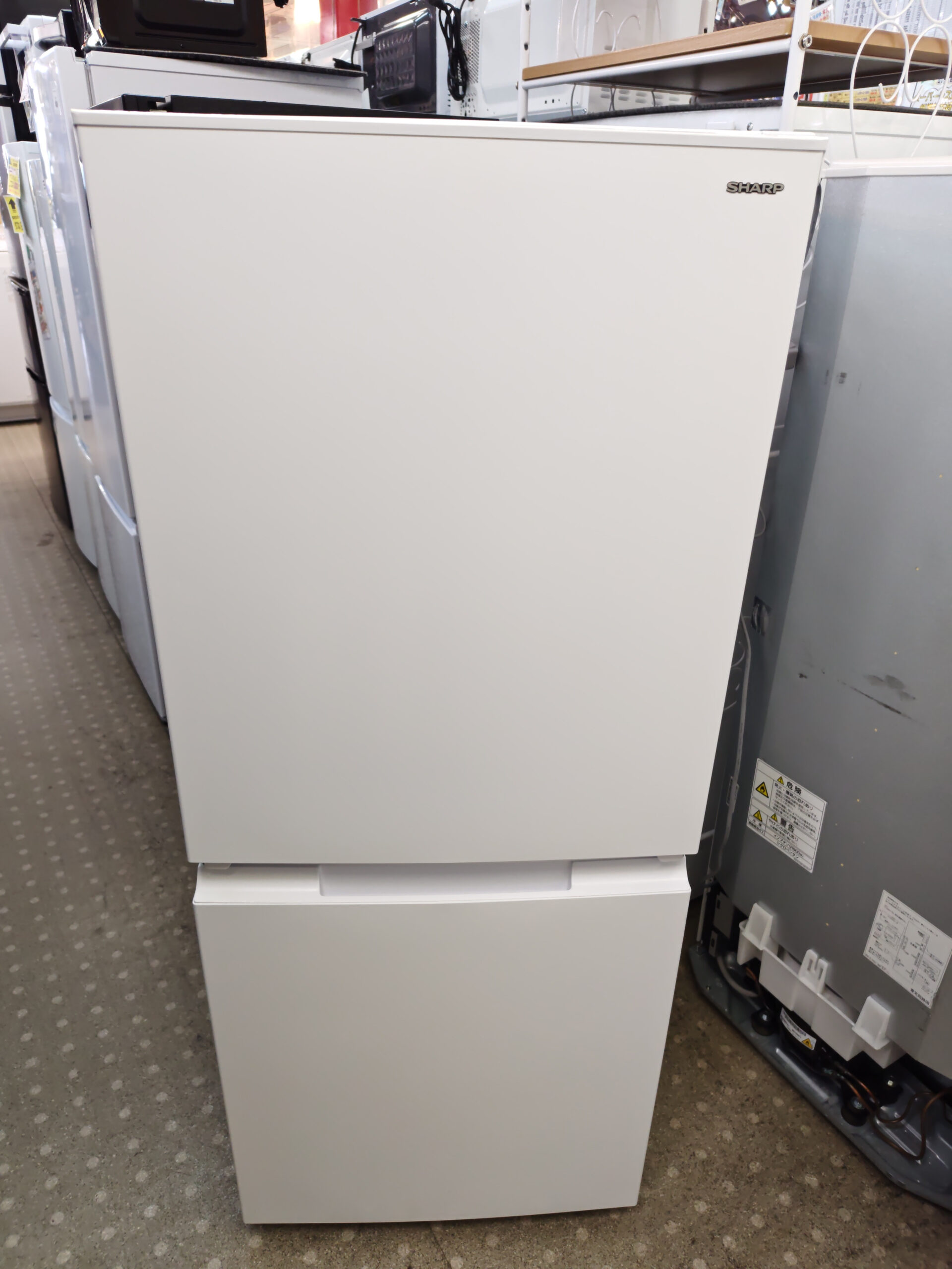 ω送料込！設置対応◎2024SHARP 152L 冷蔵庫 SJ-D15P-W SHARP｜SJ-D15P-W｜152L｜2ドア冷凍冷蔵庫 入荷致しました！｜愛品館千葉店