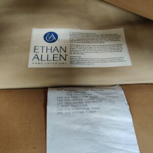 ETHAN-ALLEN（イーセンアーレン）-ファブリック回転式シェルバックチェア-474259-09-リユース-柏-愛品倶楽部