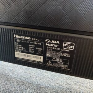 Hisense-ハイセンス-4K液晶テレビ-43A6H-リユース-柏-愛品倶楽部