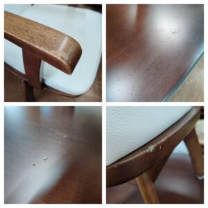 NITORI（ニトリ）-回転チェア-ダイニング7点セット-ラグーン-リユース-柏-愛品倶楽部