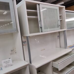 シギヤマ家具工業-SHIGIYAMA-2枚スライド扉キッチンボード-リユース-柏-愛品倶楽部